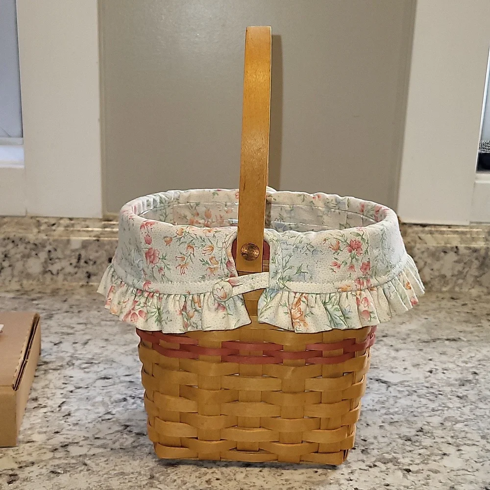 Longaberger Vintage Blossoms Basket Accessories